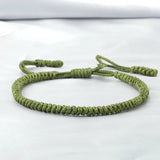 Braided Bracelets Men Women Handmade Woven Dark Blue Green Rope Bracelet Yoga Bangles Best Friend Jewelry Couple Gifts Unisex