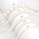 New Fashion Pearl Necklace Clavicle Chain For Elegant Women Gift Anniversary Wedding Neck Jewelry Love Pendant Gift