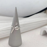 925 Sterling Silver Rings New Party Jewelry Vintage Charm Double Layer Geometric Nail Design Accessories Gift Dropship