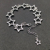 New Star Charm Bracelet Pentagram Link Bracelet Animation Inspiration Women's Jewelry Fashion Gift y2k