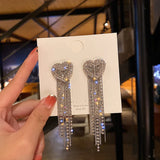 New Fashion Trend Unique Design Elegant Exquisite Light Luxury Zircon Butterfly Earrings Female Jewelry Party Gift Wholesale