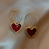 new trend, loving ear rings, simple temperament and online celebrity personality earrings