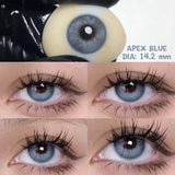 1 Pair Colorcon Korean Lenses Colored Contact Lenses with Degree Myopia Lenses Blue Eye Lenses Green Lenses Natural