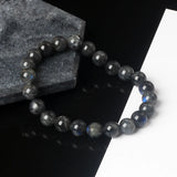 5A Original Flash Labradorite Bracelets for Women Reiki Blue Light Moonstone Beaded Bracelets Nature Semi-precious Stone Jewelry