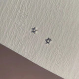 Y2k Cute Star Pentagram Stud Earrings Sweet Cool Shiny Rhinestone Lucky Star Earrings for Women Korean Jewelry Accessories