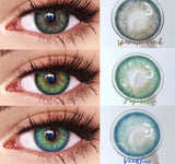  1 Pair Colored Contact Lenses for Eyes Brown Eye Lenses Gray Contact Blue Lenses Green Eye Lenses 