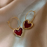 new trend, loving ear rings, simple temperament and online celebrity personality earrings