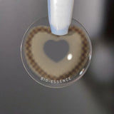 1Pair Heart-shaped Lenses Colored Contact Lenses for Eyes Fashion Lenses Blue Lense Anime Lense Heart Lense