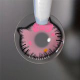 1Pair Heart-shaped Lenses Colored Contact Lenses for Eyes Fashion Lenses Blue Lense Anime Lense Heart Lense