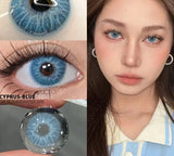 1 Pair New Natural Colored Contact Lenses for Eyes Blue Lenses Green Eye Lenses Brown Lenses Yearl Gray Contact Lenses