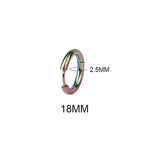 New Simple Stainless Steel Small Hoop Earrings for Women Men 8mm To 20mm Round Cartilage Ear Piercing Fashion Jewelry