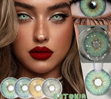 1 Pair Colorful Contact Lenses for Eyes Fashion Blue Eye Lenses Green Lenses Gray Eye Contacts Yearly Lens Eye Contact