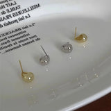 925 Sterling Silver Water Drop Earring for Women Gift Minimalism Versatile Office Trend Jewelry