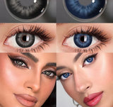 1 Pair Color Contact Lenses for Eyes Natural Lenses Brown Lenses Beauty Fashion Blue Lenses Green Eye Contact