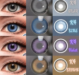 1 Pair Korean Lenses Color Contact Lenses for Eyes Natural Look Brown Lenses Anime Lense Blue Eye Lenses 14.5mm