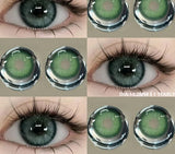 1pair New Fashion Color Contact Lenses for Eyes Natural Green Eye Lenses Blue Lenses Yearly Use Eye Lens Color Contacts