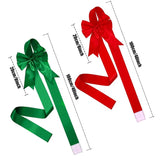 Christmas Big Ribbon Bow Hanging Door Red Bows Front Door Ornaments for Wedding Front Door Red Bows Home NewYear DIY Decor 1PC