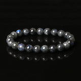 5A Original Flash Labradorite Bracelets for Women Reiki Blue Light Moonstone Beaded Bracelets Nature Semi-precious Stone Jewelry