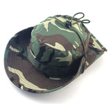 Camouflage Tactical Cap Military Boonie Bucket Hat Army Caps Camo Men Outdoor Sports Sun Bucket Cap Fishing Hiking Hunting Hats