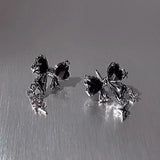 Korean Bowknot Zircon Stud Earrings for Women Trendy Cute Pink Crystal Earrings Personality Y2k Earring Girl Party Jewelry Gifts