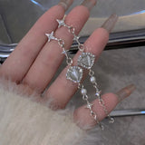 New Y2K Irregular Pentagram Earrings Women's Sweet Cool Hottie Fashion Adjustable Tassel Earring Party Jewelry Gifts