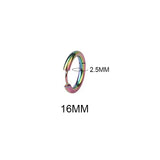 New Simple Stainless Steel Small Hoop Earrings for Women Men 8mm To 20mm Round Cartilage Ear Piercing Fashion Jewelry