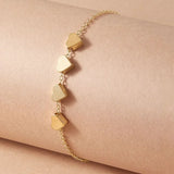 Alloy Peach Heart Bracelet