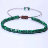 2x4mm Loose Spacer Beads Bracelet For Women Natural Stone African Turquoise Lazuli Lapis Adjustable Chakra Men Bracelet Jewelry