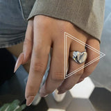 New Exquisite Zircon Bow Open Adjustable Ring For Women Fashionable Personalized Daily Accessory Party Jewelry Birthday Gifts