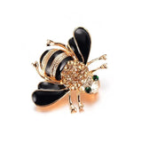 Popular Versatile High-grade Crystal Bee Brooch Fashion Drip Oil Design Banquet Elegant Temperament Badge