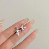 New Y2K Irregular Pentagram Earrings Women's Sweet Cool Hottie Fashion Adjustable Tassel Earring Party Jewelry Gifts