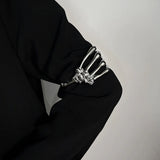 Punk Style Skeleton Claw Open Bracelet For Woman Vintage Hyperbole Cuff Bracelet Party Hot Popular Holiday Jewelry Girl