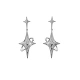 Y2K Star Drop Earrings Cool Girl Harajuku Creative Planet Pearl Crystal Stars Earings Korean Fashion for Women Punk Jewelry