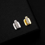 Hip Hop Long Stick Vertical Bar CZ Stone Teeth Grillz Zircon Tooth Caps Decor For Women Men Jewelry Gift