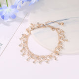 New Style Anklet Jewelry Fashion Beach Anklet Rhinestone Tassel Anklet Women's Fashion Jewelry  Ankle Bracelet  Luxury