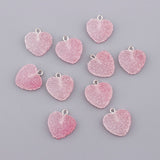 10pcs Colorful Heart Shape Soft Candy Charms Cute Kawaii Resin Pendant Drop Charms for Earring Bracelets Jewelry Making Supplies