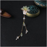 Vintage Hairpin Forks Hair Jewelry For Women Handmade U-shaped Pearl Flower Hair Stick Bride Wedding Hair Accessories Jewelry