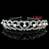 20 style Kid Cute Princess Tiaras and Crowns Crystal Headband Bridal Crown Wedding Party Accessories Girls Fashion Hair Jewelry