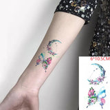 Waterproof Temporary Tattoo Sticker 10.5*6 cm butterfly fish tatto stickers flash tatoo fake tattoos for girl women