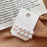 1/2PCS Pearl Metal Hairclips Women Hair Clip Girls Hairpins Barrette Hairgrip Hariband Bobby Pin Hair Accessories Styling Tool