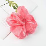 Fashion Big Size Organza Hair Scrunchies for Women Elastic Hair Ties Girls Headwear Ponytail Holder Hair Bands Hair Accessories