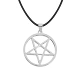 Fashion Steampunk Inverted Pentagram Star God Goat Head Pendant Necklace Satan Satan Mysterious Metal DIY Necklace in Jewelry