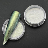 Holographic Nail Powder Chrome Laser  Magic Mirror Glitter Rub Dust Flakes High Quality Shinning Manicure Decoration Pigment FT2