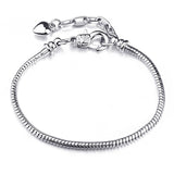 HIGH DIY NEW Jewelry Making Quality Silver Snake Chain Fine PAND0RA Bracelet 925 Fit European Authentic Charm Bracelet for Women