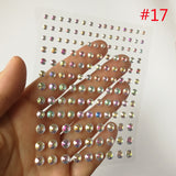 Makeup Diamond Eyes Face Festival DIY Body Crystal Gems Tattoo Adhesive Rhinestone Nail Art Decoration Acrylic Eyeshadow Sticker