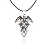 Fashion Steampunk Inverted Pentagram Star God Goat Head Pendant Necklace Satan Satan Mysterious Metal DIY Necklace in Jewelry