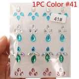 Makeup Diamond Eyes Face Festival DIY Body Crystal Gems Tattoo Adhesive Rhinestone Nail Art Decoration Acrylic Eyeshadow Sticker