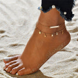 Fashion Pearl Anklet Women Ankle Bracelet Beach Imitation Pearl Barefoot Sandal Anklet Chain Foot Jewelry