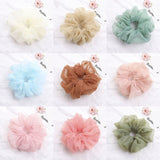 Fashion Big Size Organza Hair Scrunchies for Women Elastic Hair Ties Girls Headwear Ponytail Holder Hair Bands Hair Accessories