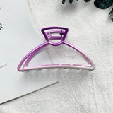 Women Girls Geometric Metal Hair Claw Clip Clamps Hair Crab Diverse Shape Hair Clip Hairpin Large Size Hair Accessories Gifts